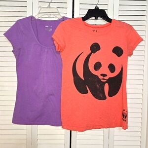 Women's sz S Short Sleeve Shirt Bundle 2pc